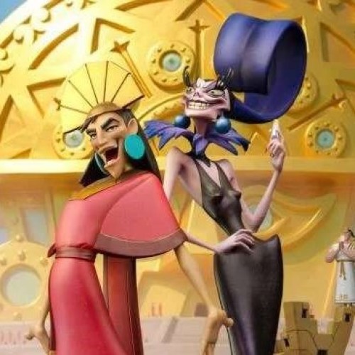 Kuzko & Yzma The Emperor's New Groove Deluxe Art 1/10 Scale Statue by Iron Studios