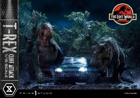 T-Rex Cliff Attack Bonus Version The Lost World Jurassic Park 1/15 Scale Statue by Prime 1 Studio