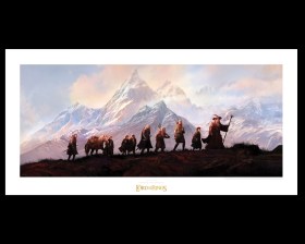 The Fellowship of the Ring 20th Anniversary Lord of the Rings Art Print by Weta Workshop