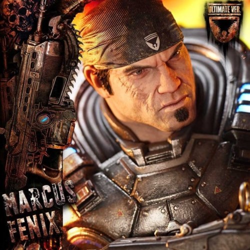 Marcus Fenix Ultimate Version Gears of War Reloaded 1/3 Statue by Prime 1 Studio