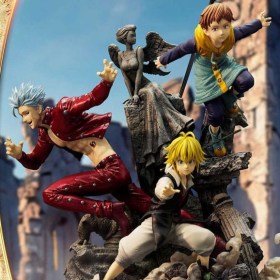 Meliodas, Ban and King Seven Deadly Sins Concept Masterline Series 1/6 Statue by Prime 1 Studio