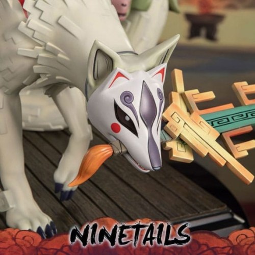 Ninetails Okami Statue by First 4 Figures