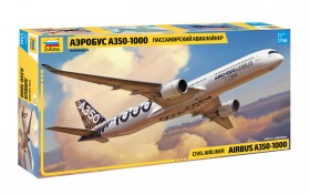 Civil airliner Airbus A350-1000 by Zvezda