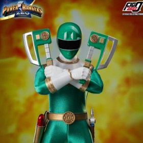 Ranger IV Green Power Rangers Zeo FigZero 1/6 Action Figure by ThreeZero