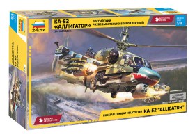 Russian combat helicopter KA-52 "Alligator" by Zvezda