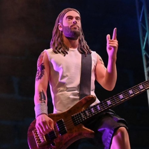 Rex Brown (Reinventing the Steel) Pantera Rock Iconz Statue by Knucklebonz