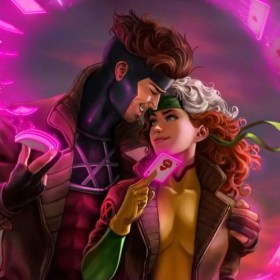 Rogue & Gambit Marvel Art Print unframed by Sideshow Collectibles