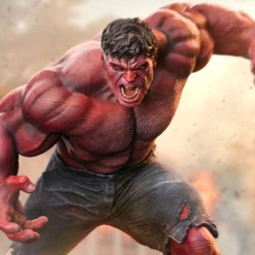 Red Hulk Captain America Brave New World Marvel Art 1/10 Scale Statue by Iron Studios