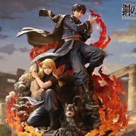 Roy Mustang & Riza Hawkeye Deluxe Bonus Fullmetal Alchemist Concept Masterline 1/6 Statue by Prime 1 Studio