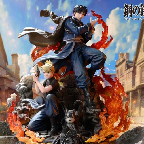 Roy Mustang & Riza Hawkeye Deluxe Fullmetal Alchemist Concept Masterline 1/6 Statue by Prime 1 Studio