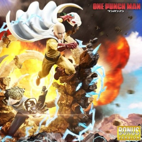 Saitama & Genos DX Bonus Version One-Punch Man 1/4 Statue by Prime 1 Studio