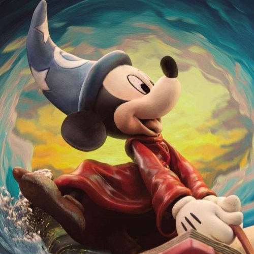 Sorcerer Mickey Deluxe Disney Classics Vintage Collection Art 1/10 Scale Statue by Iron Studios