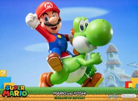 Mario & Yoshi Exclusive Edition Super Mario Statue by First 4 Figures