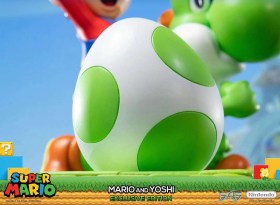 Mario & Yoshi Exclusive Edition Super Mario Statue by First 4 Figures