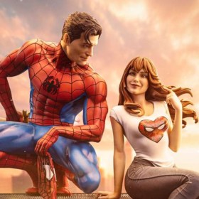 Spider-Man and Mary Jane Diorama Art 1/6 Scale Statue by Iron Studios