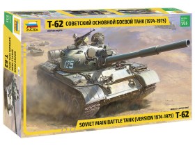 Soviet main battle tank T-62 (1974-1975) by Zvezda