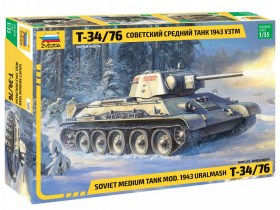 Soviet medium tank mod. 1943 URALMASH T-34/76 by Zvezda