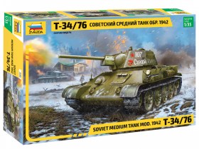 Soviet medium tank T-34/76 mod. 1942 by Zvezda