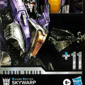Skywarp Gamer Edition Transformers War for Cybertron Studio Series Voyager Class Action Figure by Hasbro