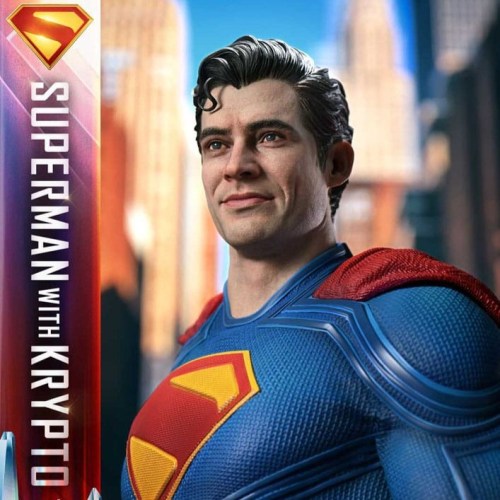 Superman with Krypto Superman (2025) 1/3 Statue by Prime 1 Studio