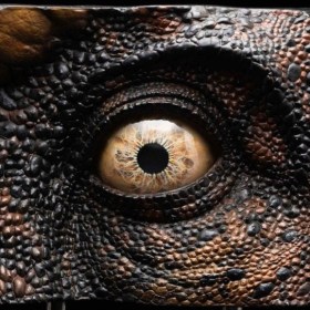 T-Rex Eye Screen-Used SWS Jurassic Park Replica by ECC