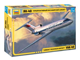 Turbojet passenger aircraft YAK-40 by Zvezda