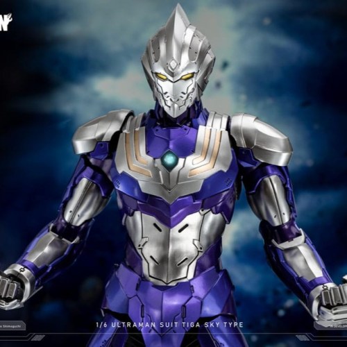 Ultraman Suit Tiga Sky Type Ultraman FigZero 1/6 Action Figure by ThreeZero