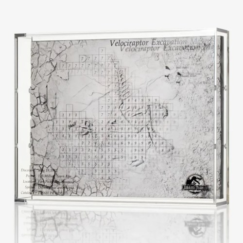 Velociraptor Excavation Map Jurassic Park 3 by ECC