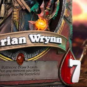 Varian Wrynn Hearthstone Art Statue Frame by Blizzard 