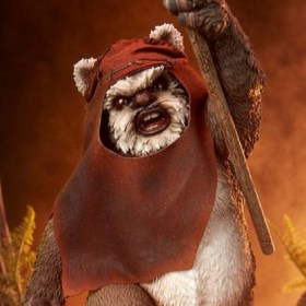 Wicket Star Wars Episode VI Return of the Jedi Premium Format Statue by Sideshow Collectibles