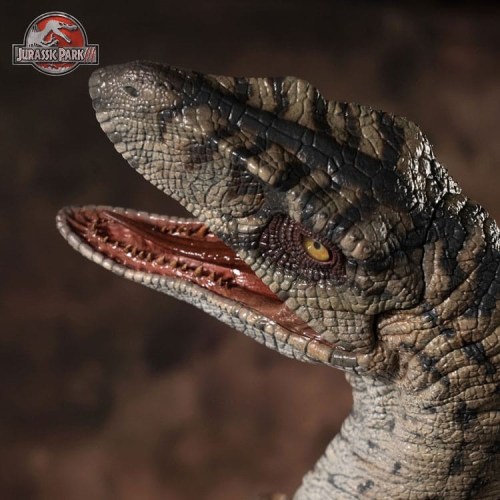 Female Velociraptor White Queen Jurassic Park III Maquette 1/4 by ECC
