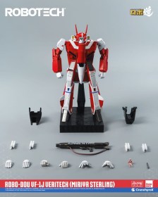 ROBO-DOU VF-1J Veritech (Miriya Sterling) Robotech Action Figure by ThreeZero
