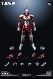 Ultraman Suit Tiga Power Type Ultraman FigZero 1/6 Action Figure by ThreeZero