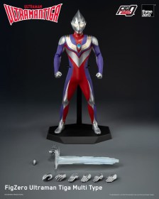 Ultraman Tiga Multi Type Ultraman Tiga FigZero 1/6 Action Figure by Threezero