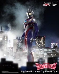 Ultraman Tiga Multi Type Ultraman Tiga FigZero 1/6 Action Figure by Threezero