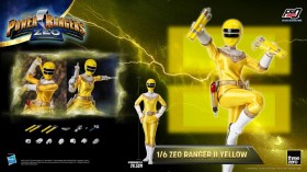 Ranger II Yellow Power Rangers Zeo FigZero 1/6 Action Figure by ThreeZero