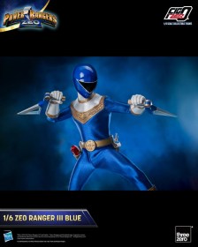 Ranger III Blue Power Rangers Zeo FigZero 1/6 Action Figure by ThreeZero