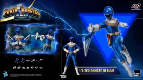 Ranger III Blue Power Rangers Zeo FigZero 1/6 Action Figure by ThreeZero