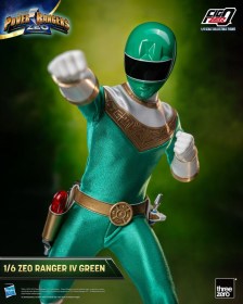 Ranger IV Green Power Rangers Zeo FigZero 1/6 Action Figure by ThreeZero