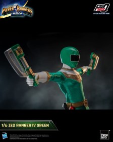 Ranger IV Green Power Rangers Zeo FigZero 1/6 Action Figure by ThreeZero