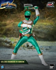 Ranger IV Green Power Rangers Zeo FigZero 1/6 Action Figure by ThreeZero