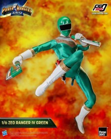 Ranger IV Green Power Rangers Zeo FigZero 1/6 Action Figure by ThreeZero