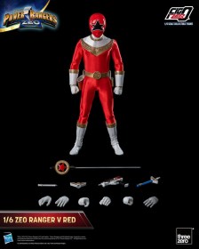 Ranger V Red Power Rangers Zeo FigZero 1/6 Action Figure by ThreeZero