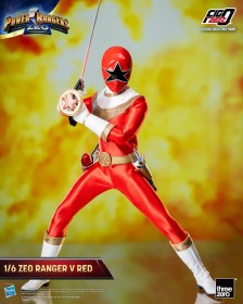 Ranger V Red Power Rangers Zeo FigZero 1/6 Action Figure by ThreeZero