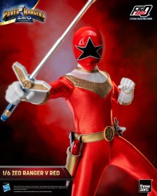 Ranger V Red Power Rangers Zeo FigZero 1/6 Action Figure by ThreeZero