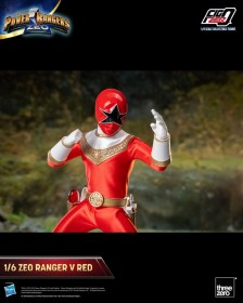 Ranger V Red Power Rangers Zeo FigZero 1/6 Action Figure by ThreeZero