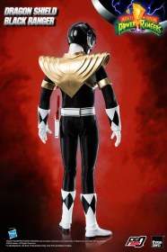 Dragon Shield Black Ranger Mighty Morphin Power Rangers FigZero 1/6 Action Figure by ThreeZero