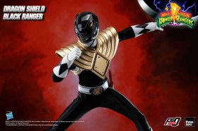 Dragon Shield Black Ranger Mighty Morphin Power Rangers FigZero 1/6 Action Figure by ThreeZero