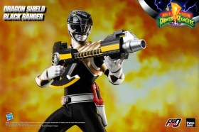 Dragon Shield Black Ranger Mighty Morphin Power Rangers FigZero 1/6 Action Figure by ThreeZero