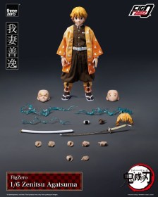 Zenitsu Agatsuma Demon Slayer Kimetsu no Yaiba FigZero 1/6 Action Figure by ThreeZero